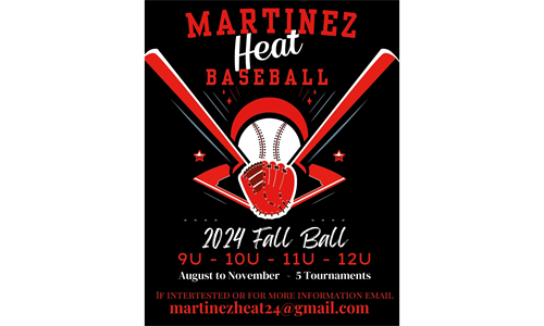 Martinez Heat Tournament Baseball